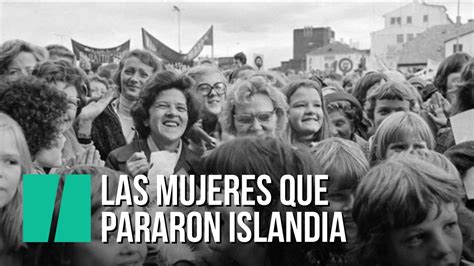 Cuando las mujeres pararon Islandia